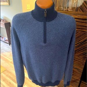 Neiman Marcus Men’s 1/4 zip cashmere sweater